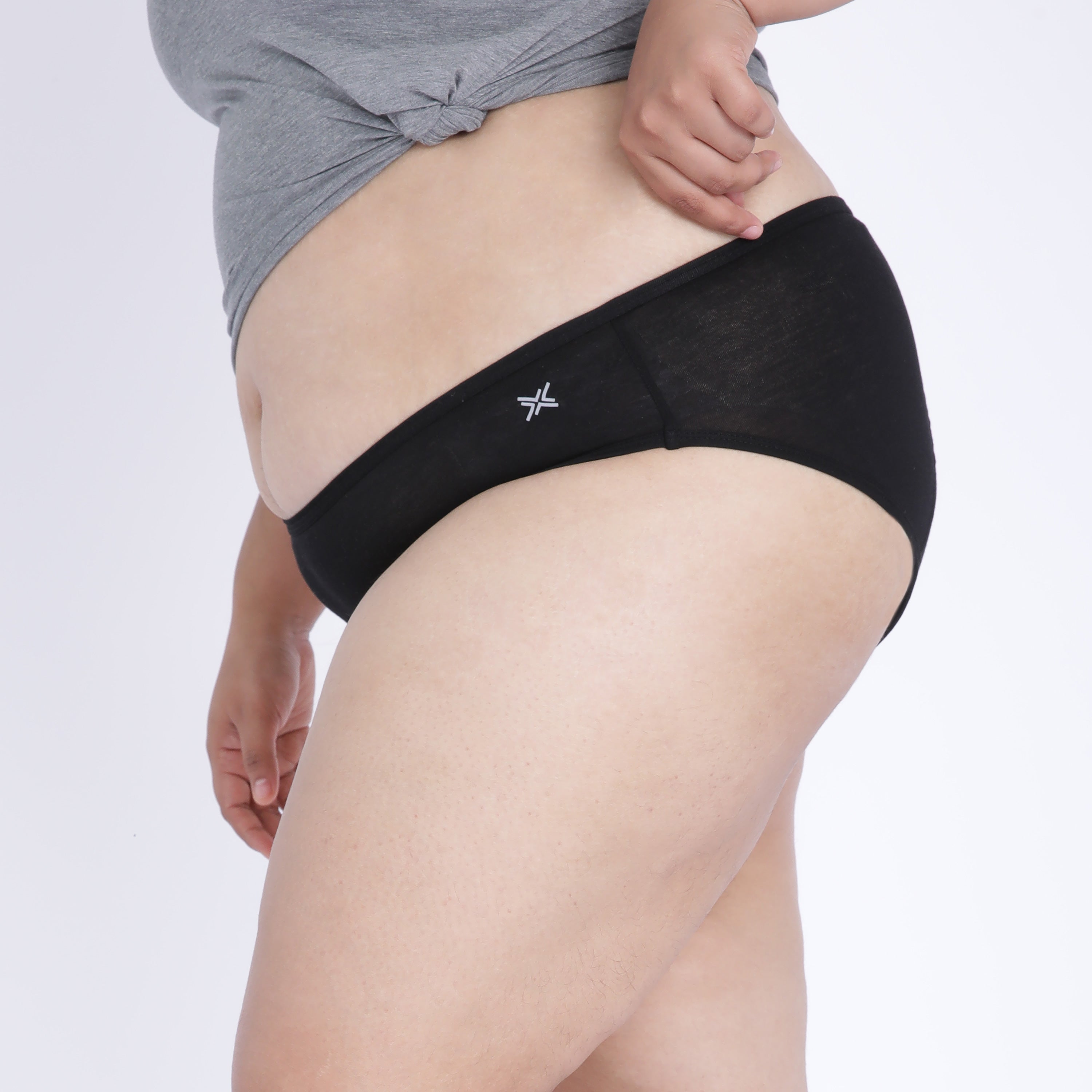 Bamboo Modal Heavy flow Period Panty For Women's photograph that's made with an innovative bamboo and organic cotton fabric from Lavos Performance, a carbon neutral eco-fashion company. 