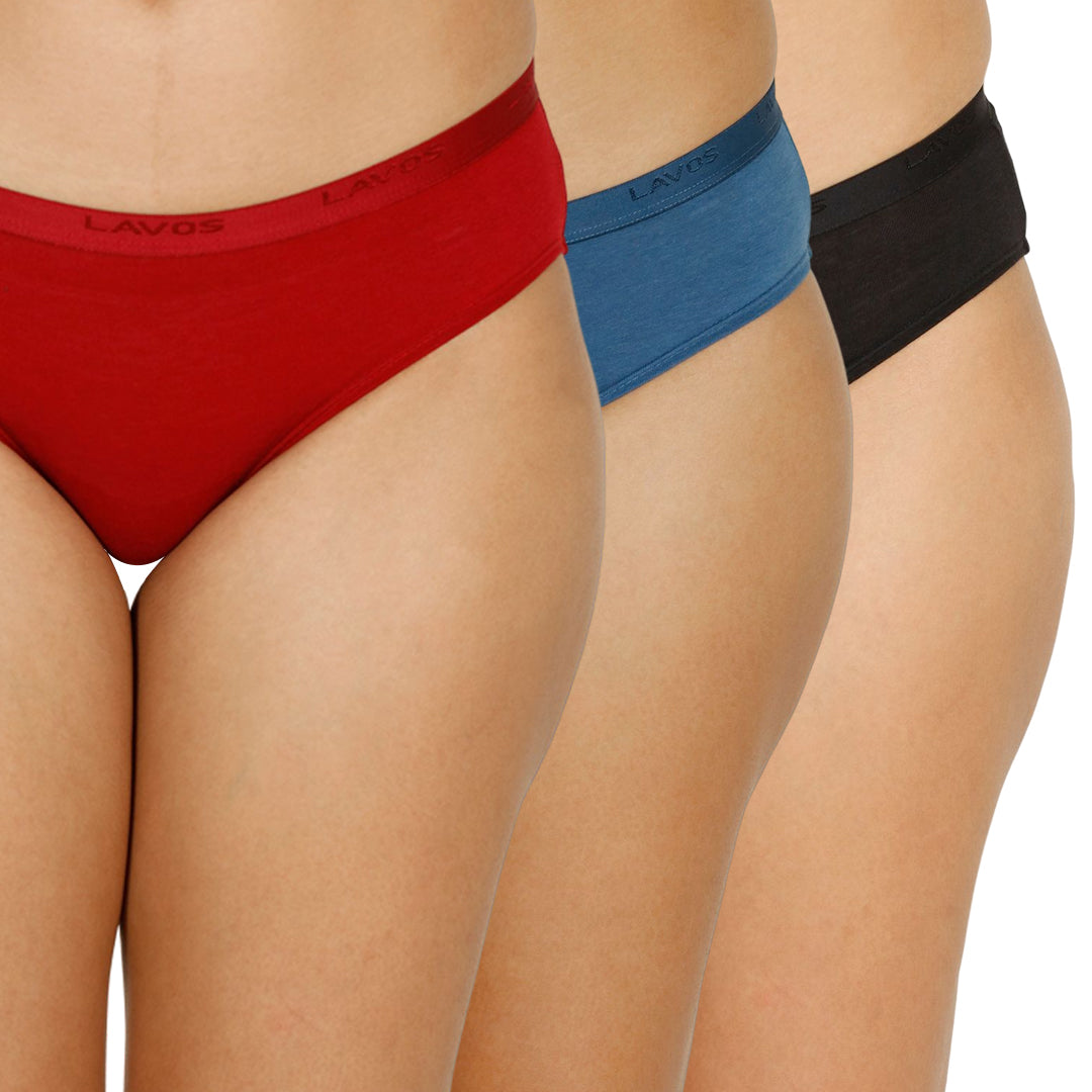 Women's Bamboo/Cotton Thong Style Underwear Natural Color - 3-pack – Spun  Bamboo